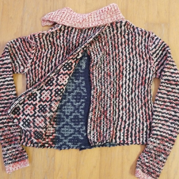 NWOT Free People Cardigan Sweater with Open Back - Picture 6 of 8